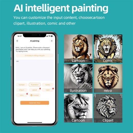Práctica mini impresora térmica de texto de bolsillo para estudiantes