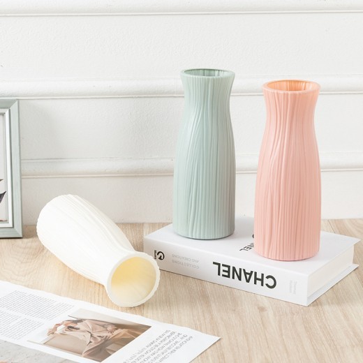 Arreglo floral creativo para el hogar, maceta y jarrón