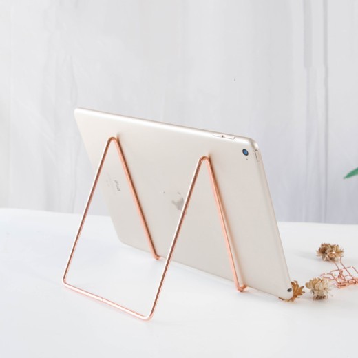 Estante de exhibición de lujo con luz y soporte para iPad, sencillo y creativo, estilo nórdico Ins