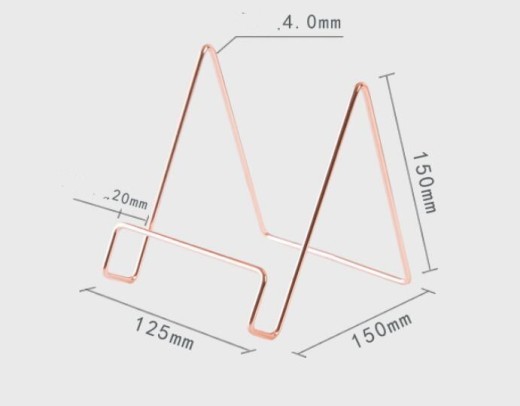 Estante de exhibición de lujo con luz y soporte para iPad, sencillo y creativo, estilo nórdico Ins