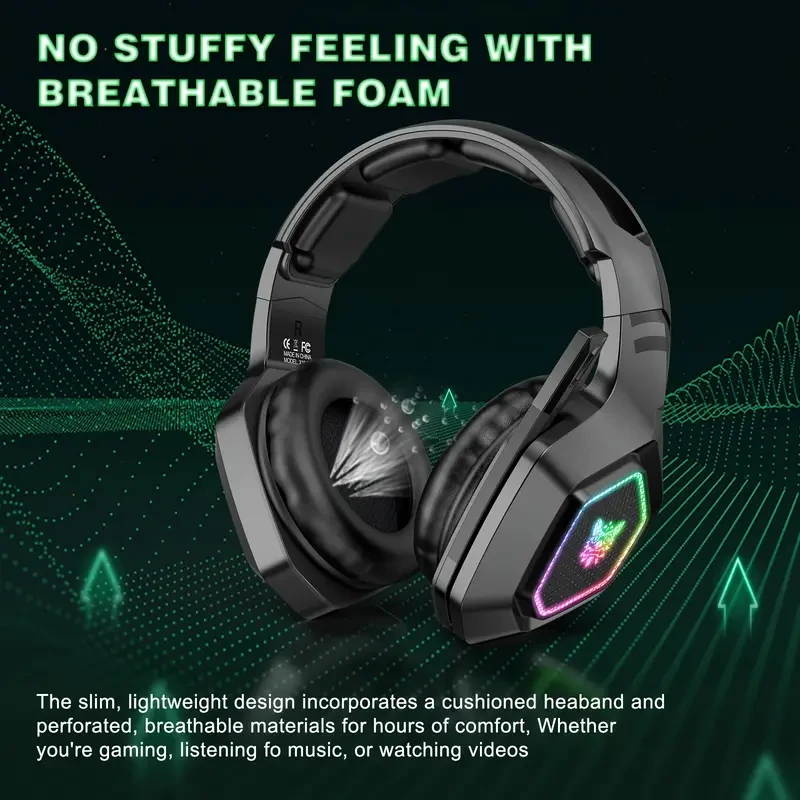 Auriculares inalámbricos para juegos ONIKUMA B100 de triple modo 5.0