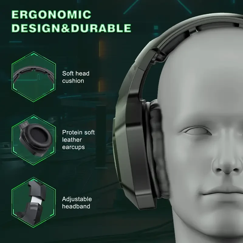 Auriculares inalámbricos para juegos ONIKUMA B100 de triple modo 5.0