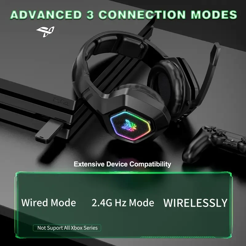 Auriculares inalámbricos para juegos ONIKUMA B100 de triple modo 5.0