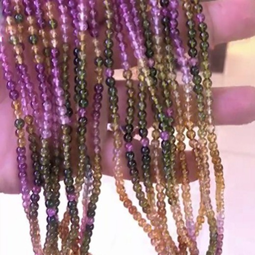 Pulsera de múltiples círculos con hemstone colorido