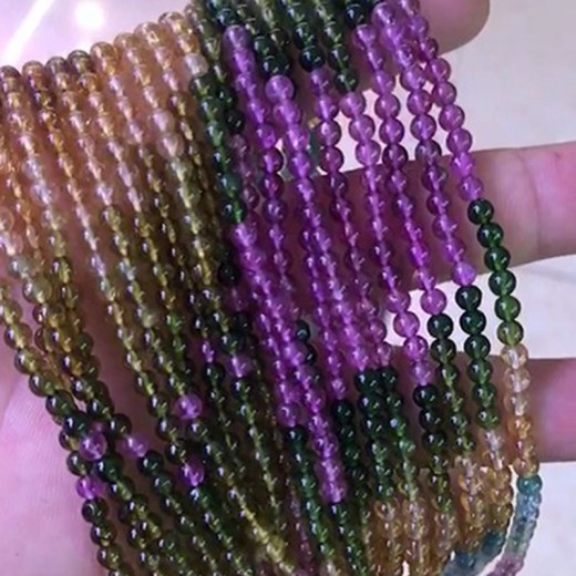 Pulsera de múltiples círculos con hemstone colorido