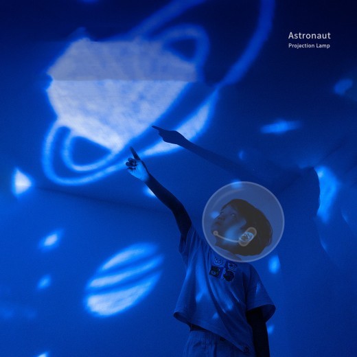 Proyector de estrellas de galaxia, luz nocturna de cielo estrellado, lámpara de astronauta, decoración de habitación, regalo para niños, bebés, Navidad, proyección de astronauta
