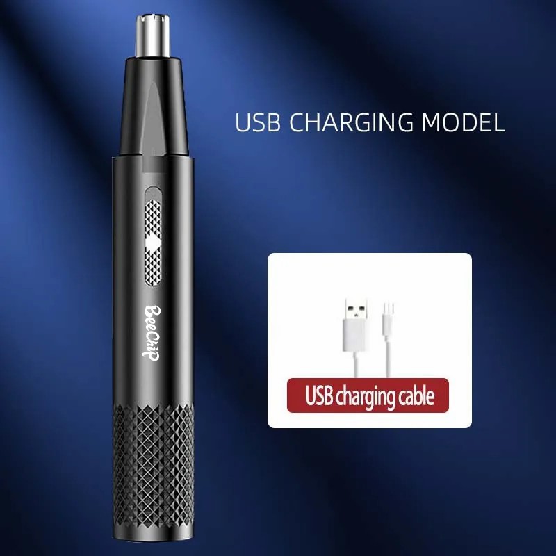 Recortador de vello nasal recargable por USB