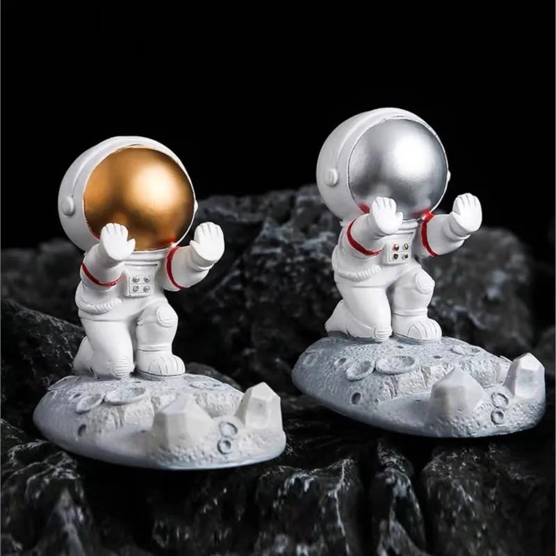 Soporte para teléfono móvil con diseño de astronauta de estilo nórdico