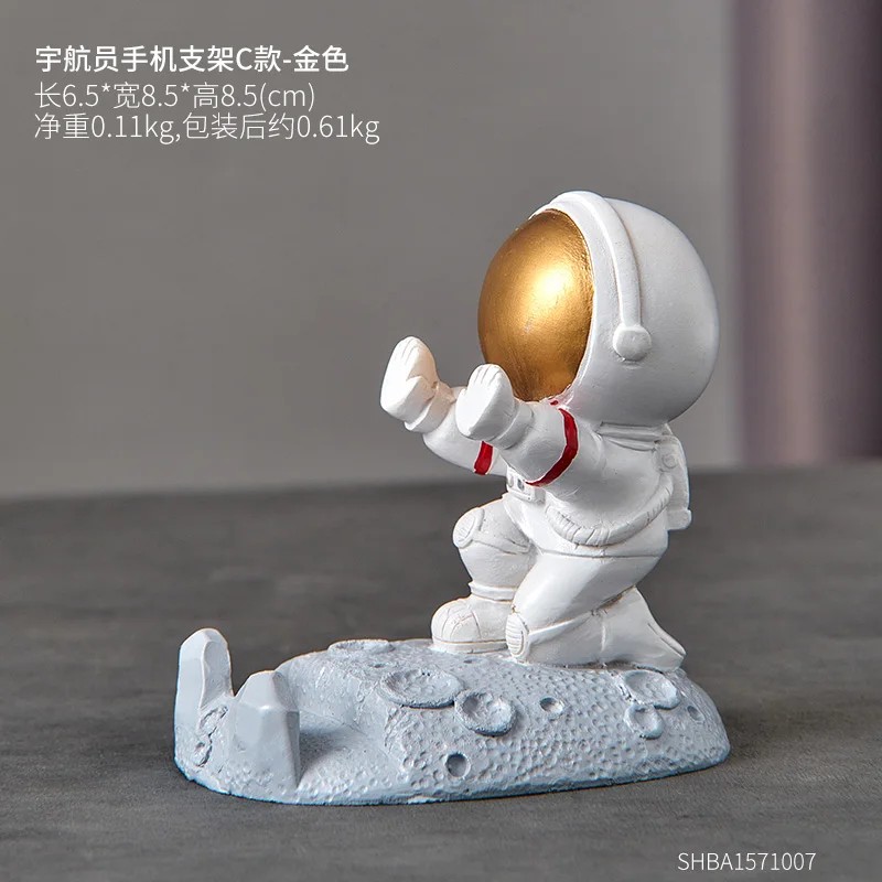 Soporte para teléfono móvil con diseño de astronauta de estilo nórdico