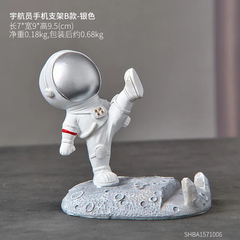 Soporte para teléfono móvil con diseño de astronauta de estilo nórdico
