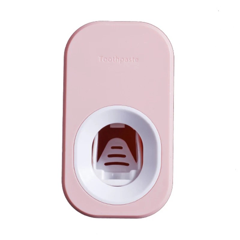 Dispensador automático de pasta de dientes y soporte para cepillos de dientes