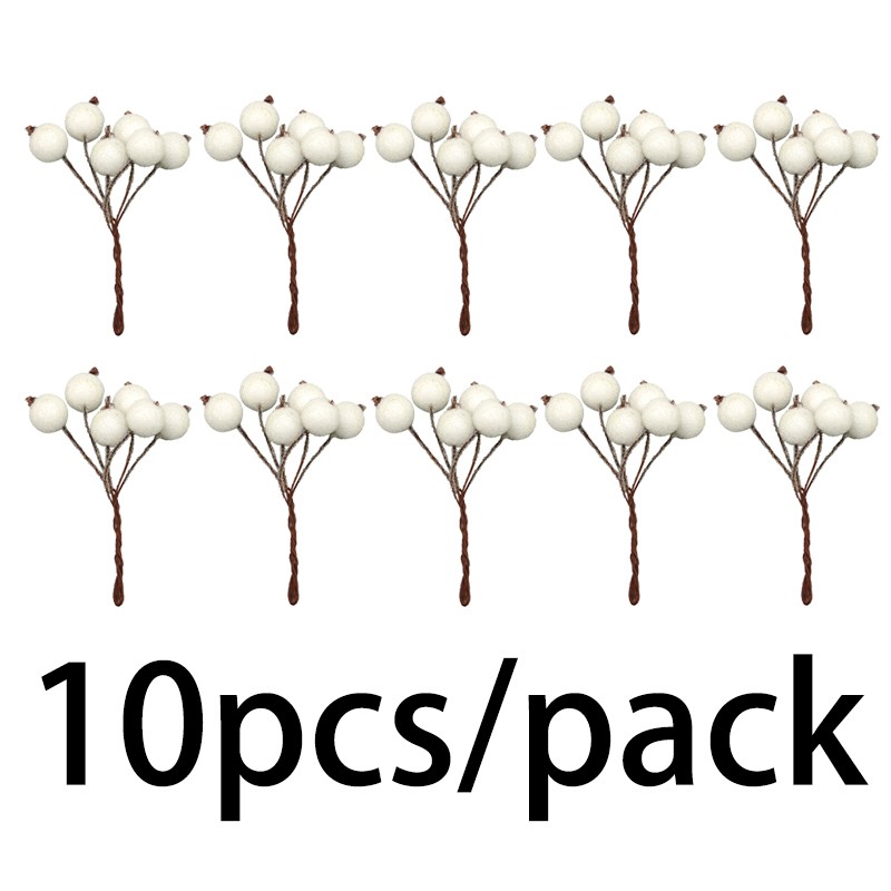 Paquete de flores de bayas navideñas