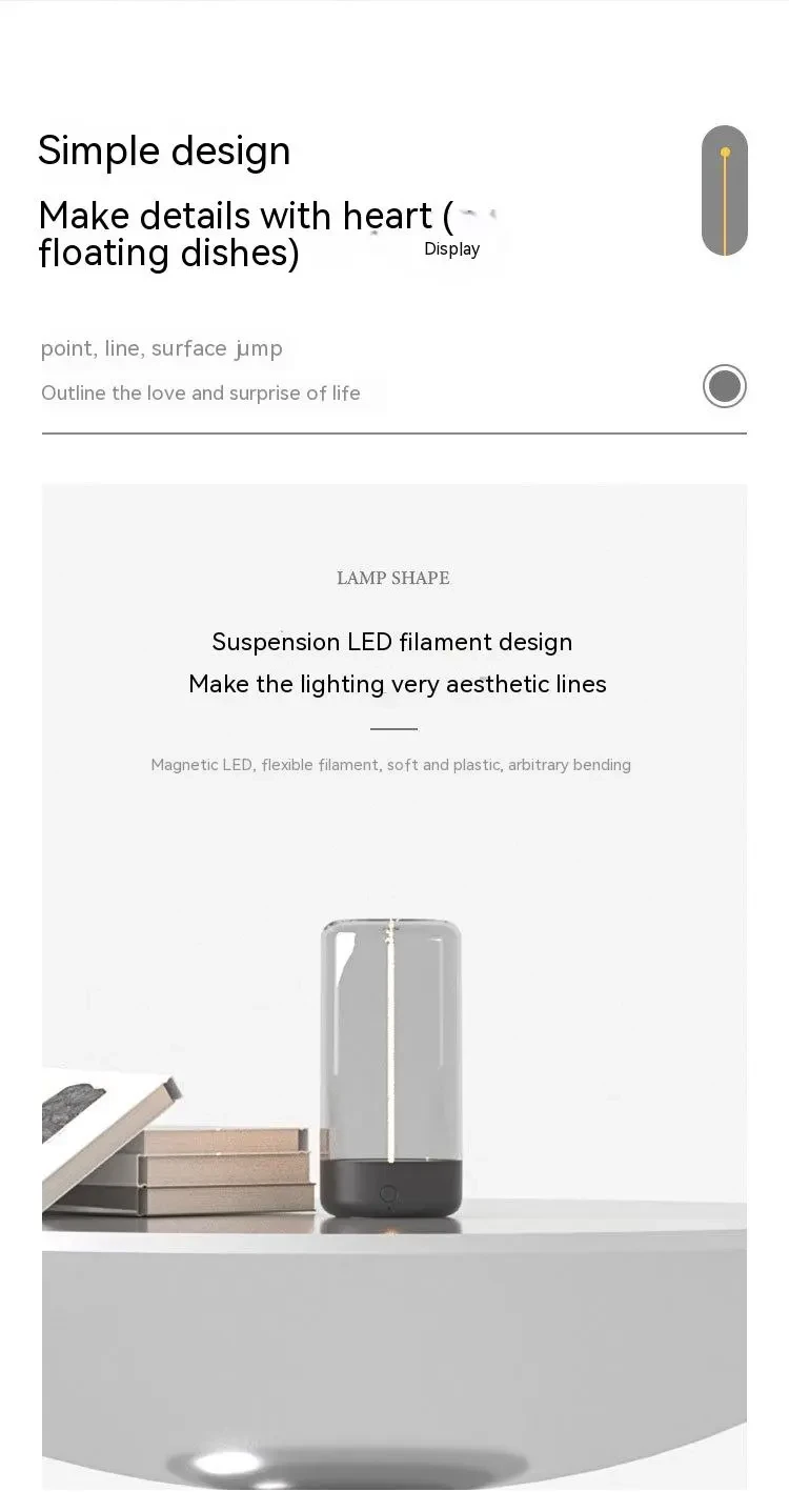 Luz LED de camping tipo C recargable portátil de noche