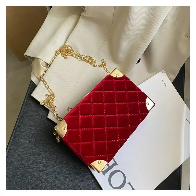 Bolso bandolera informal de color liso para mujer