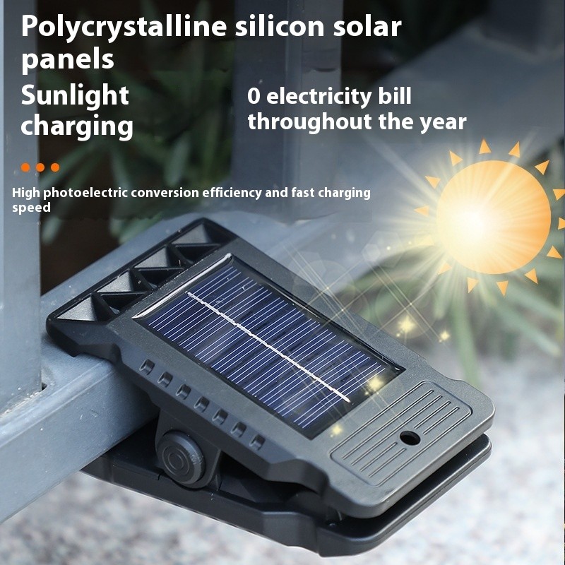 Solar Clip Light With Motion Sensor