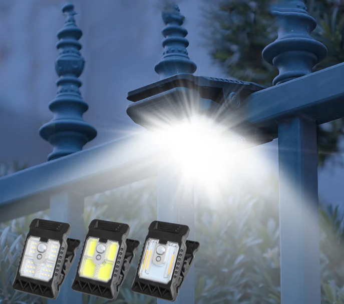 Solar Clip Light With Motion Sensor