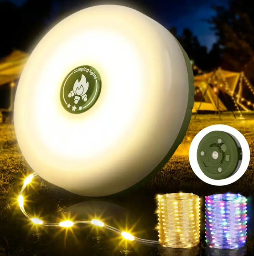 4 in 1 Camping String Lights