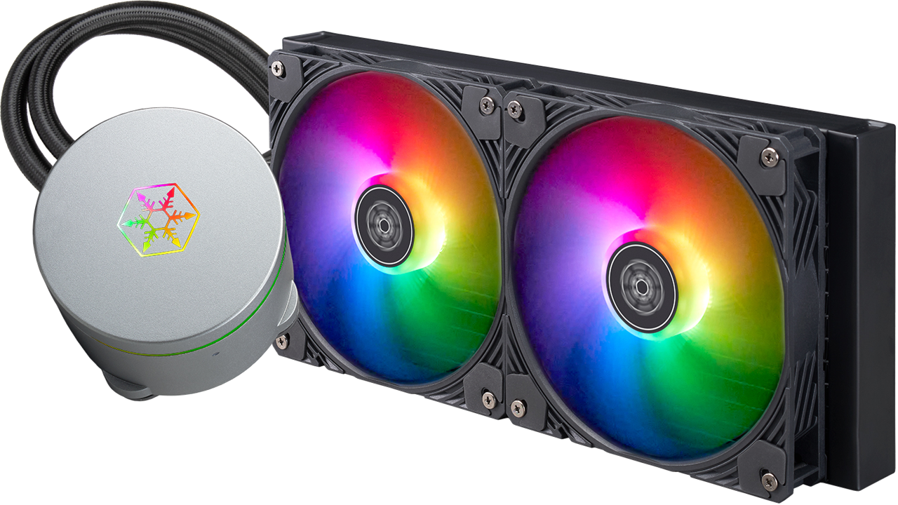 SilverStone IM280-ARGB IceMyst Liquid Cooler - Dual Fan 3yr wty