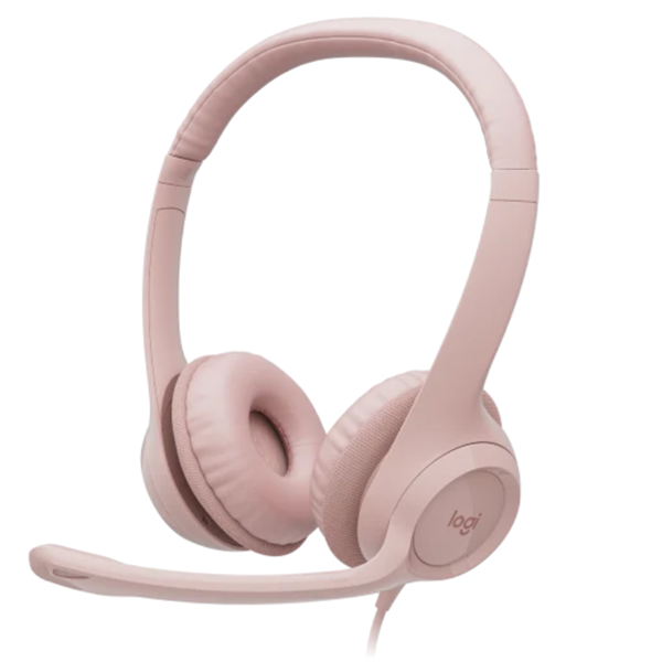 Logitech H390 USB Digital Headset - Rose