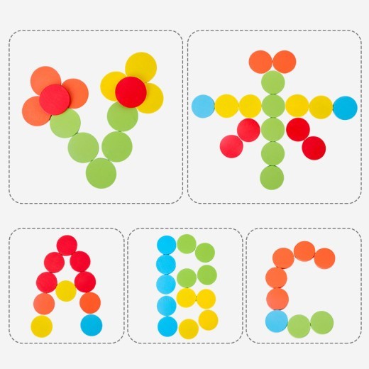 Juguetes educativos de madera para bebés, niños en edad preescolar, juegos de aprendizaje para niños, taza para clasificar colores