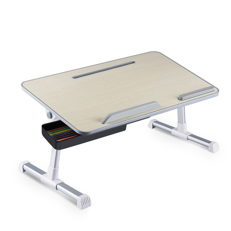 Escritorio de cama, mesa plegable, mesa para portátil, mesa de descanso