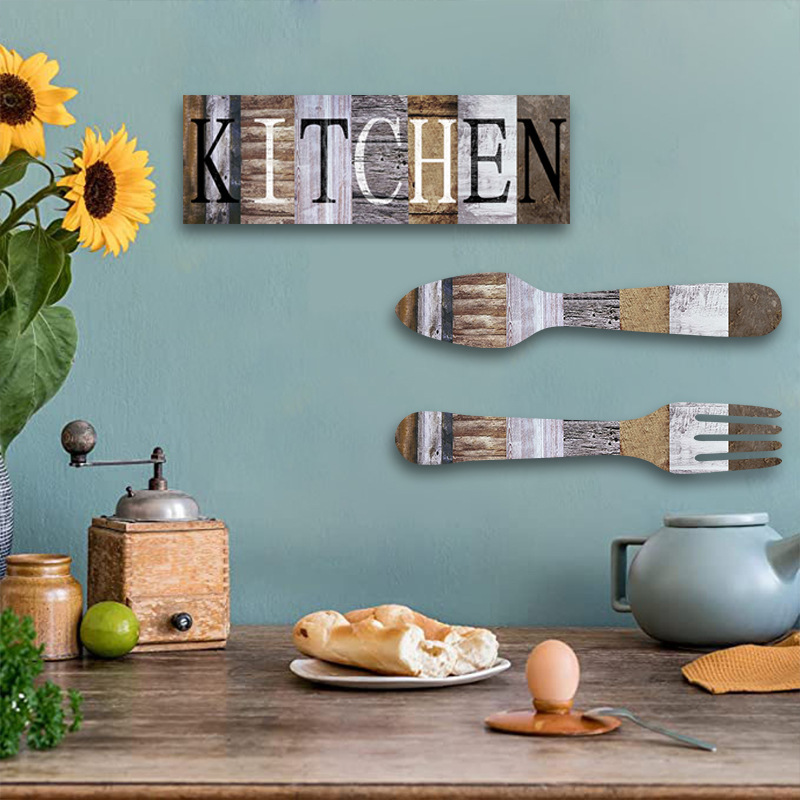 Letrero de madera colgante para decoración del hogar, cocina, comedor