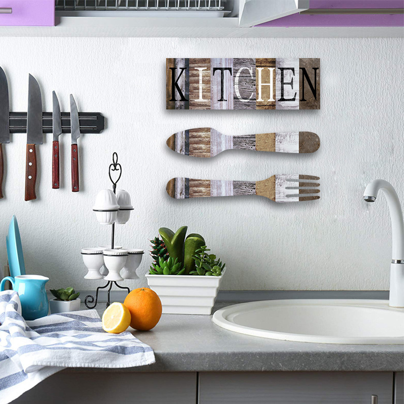 Letrero de madera colgante para decoración del hogar, cocina, comedor