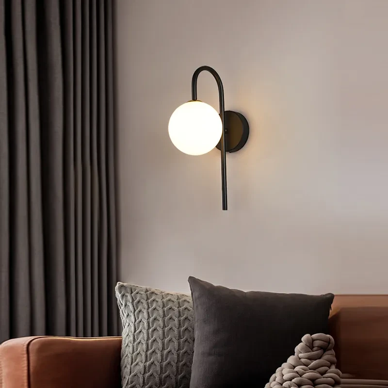 Lámpara de pared minimalista moderna para sala de estar de hotel