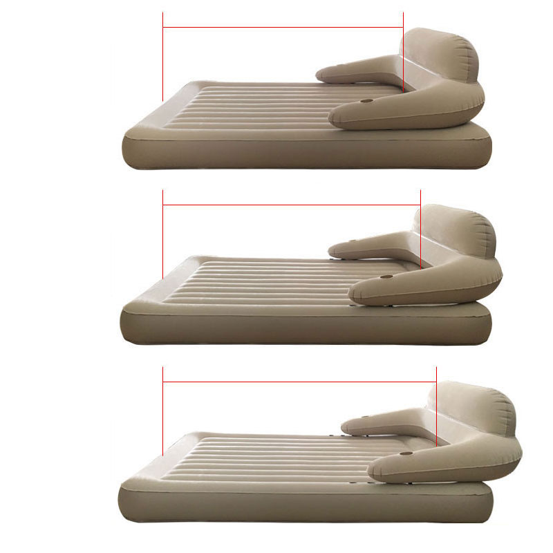 Cama inflable para el hogar, cama de viaje doble engrosada