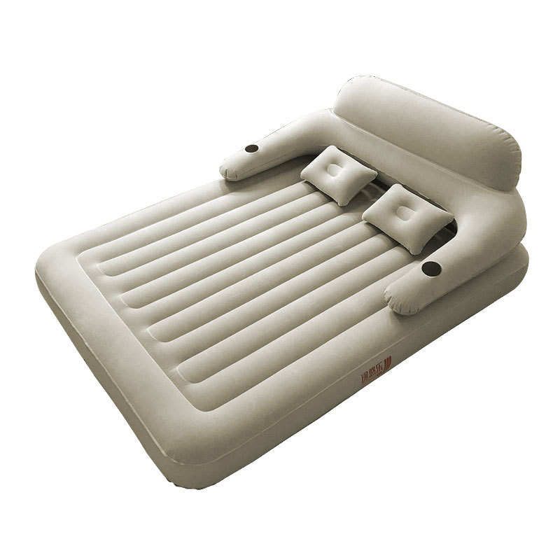 Cama inflable para el hogar, cama de viaje doble engrosada
