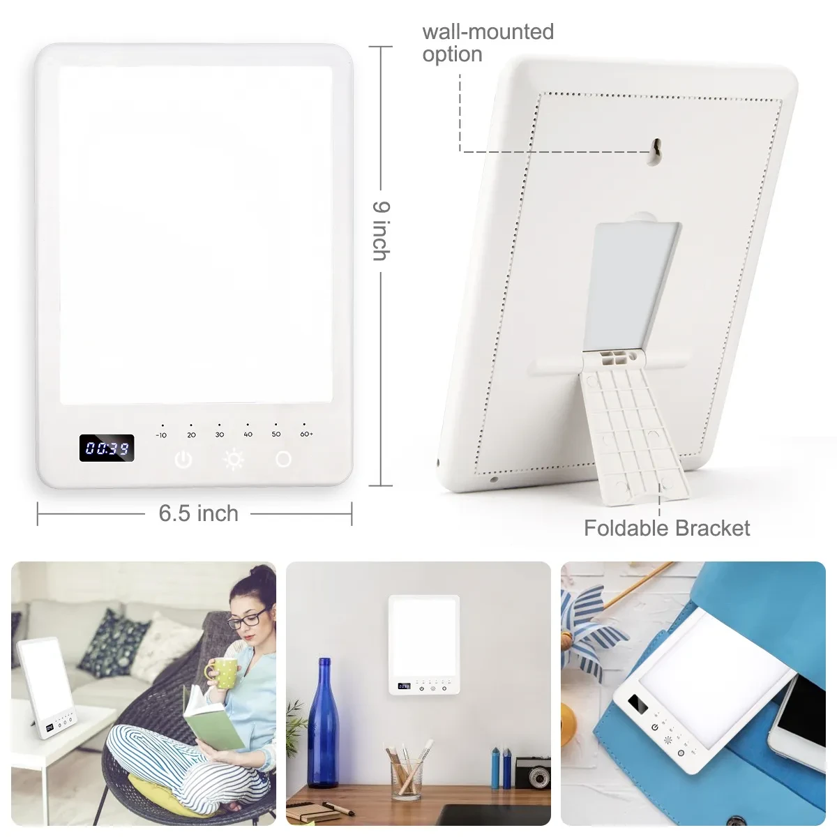Escritorio de energía del espectro natural del sol biónico para trastornos del estado de ánimo