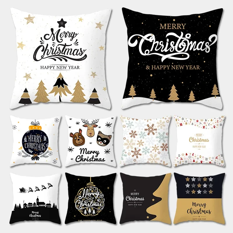 Funda de almohada de Feliz Navidad