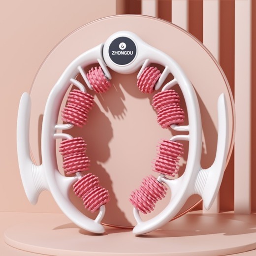 Máquina de masaje de piernas con clip de anillo y rodillo para piernas, masaje de relajación muscular