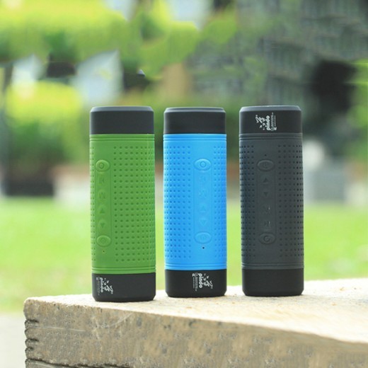 Mini altavoz Bluetooth para bicicleta al aire libre, radio, linterna, estéreo, manos libres, altavoz