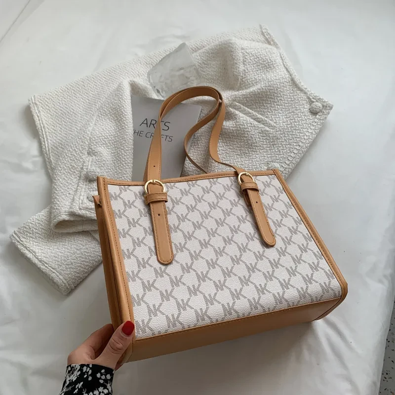 Bolso de mano de moda para mujer, de gran capacidad, con estampado para estudiantes