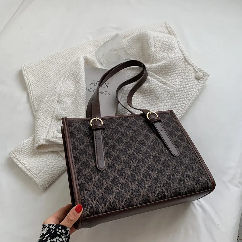 Bolso de mano de moda para mujer, de gran capacidad, con estampado para estudiantes