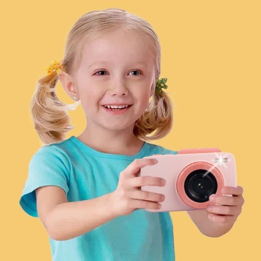 Minicámara digital HD con filtro de vídeo para fotografía retro, juguete para niños