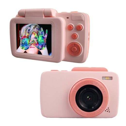 Minicámara digital HD con filtro de vídeo para fotografía retro, juguete para niños