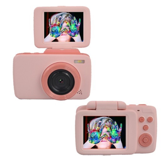 Minicámara digital HD con filtro de vídeo para fotografía retro, juguete para niños