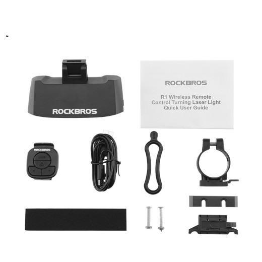 Accesorios de luz trasera LED láser para bicicleta con control remoto inteligente