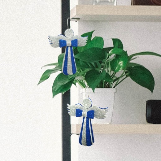 Decoración de regalo de Navidad Ángel Artesanía Colgante