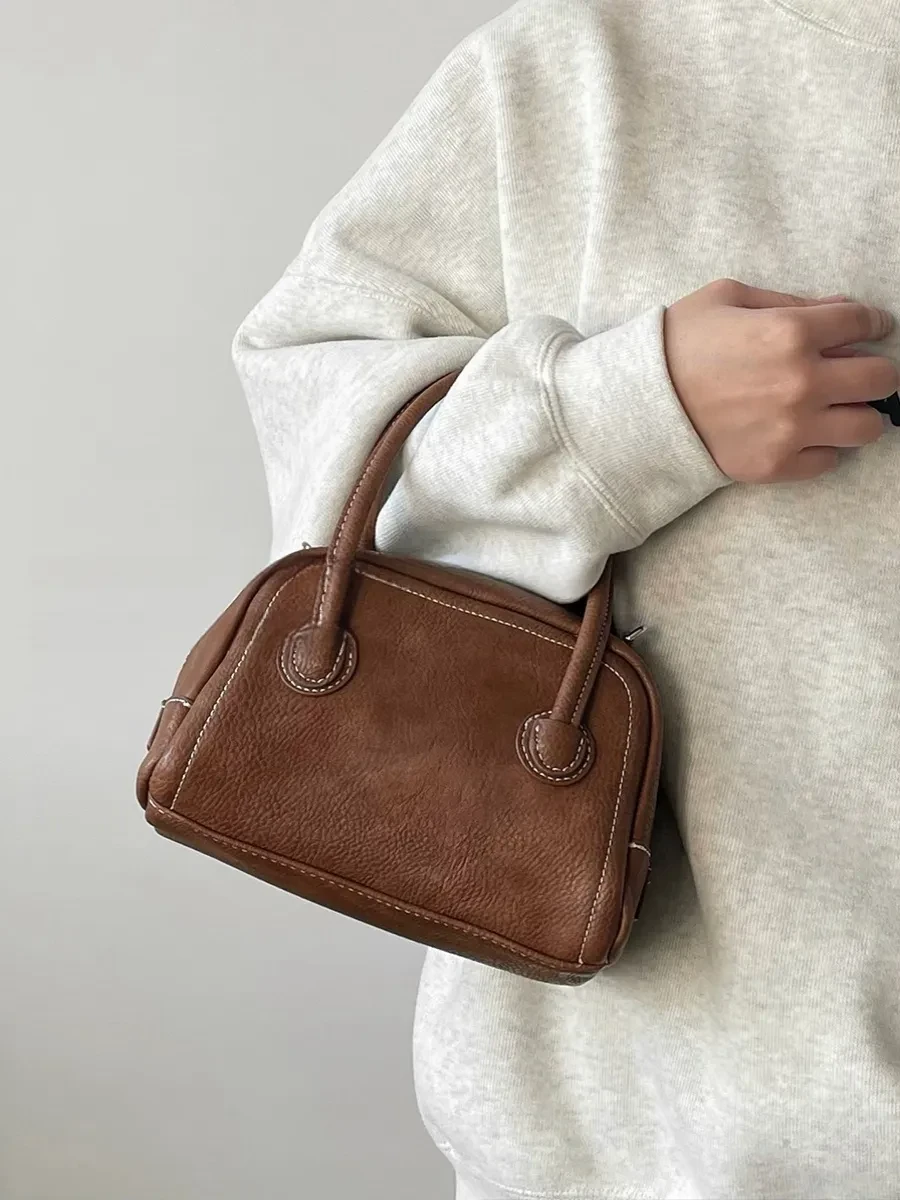 Bolso bandolera estilo coreano para mujer, versátil, informal, estilo bolos, estilo Maillard