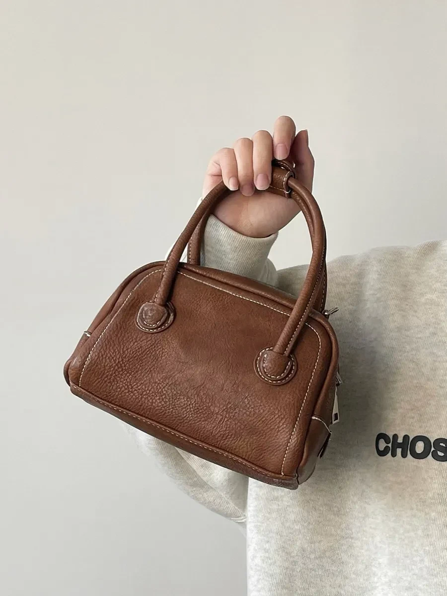 Bolso bandolera estilo coreano para mujer, versátil, informal, estilo bolos, estilo Maillard