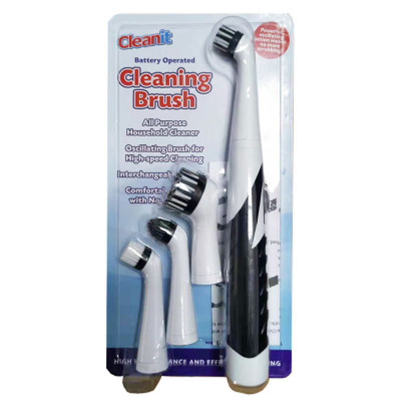 Cepillo de limpieza eléctrico inalámbrico para cocina y baño, herramienta de limpieza para grietas.