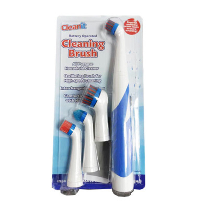 Cepillo de limpieza eléctrico inalámbrico para cocina y baño, herramienta de limpieza para grietas.