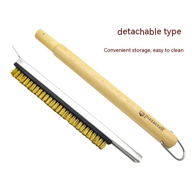 Cepillo de limpieza para barbacoa, herramienta de cocina de cáscara de coco