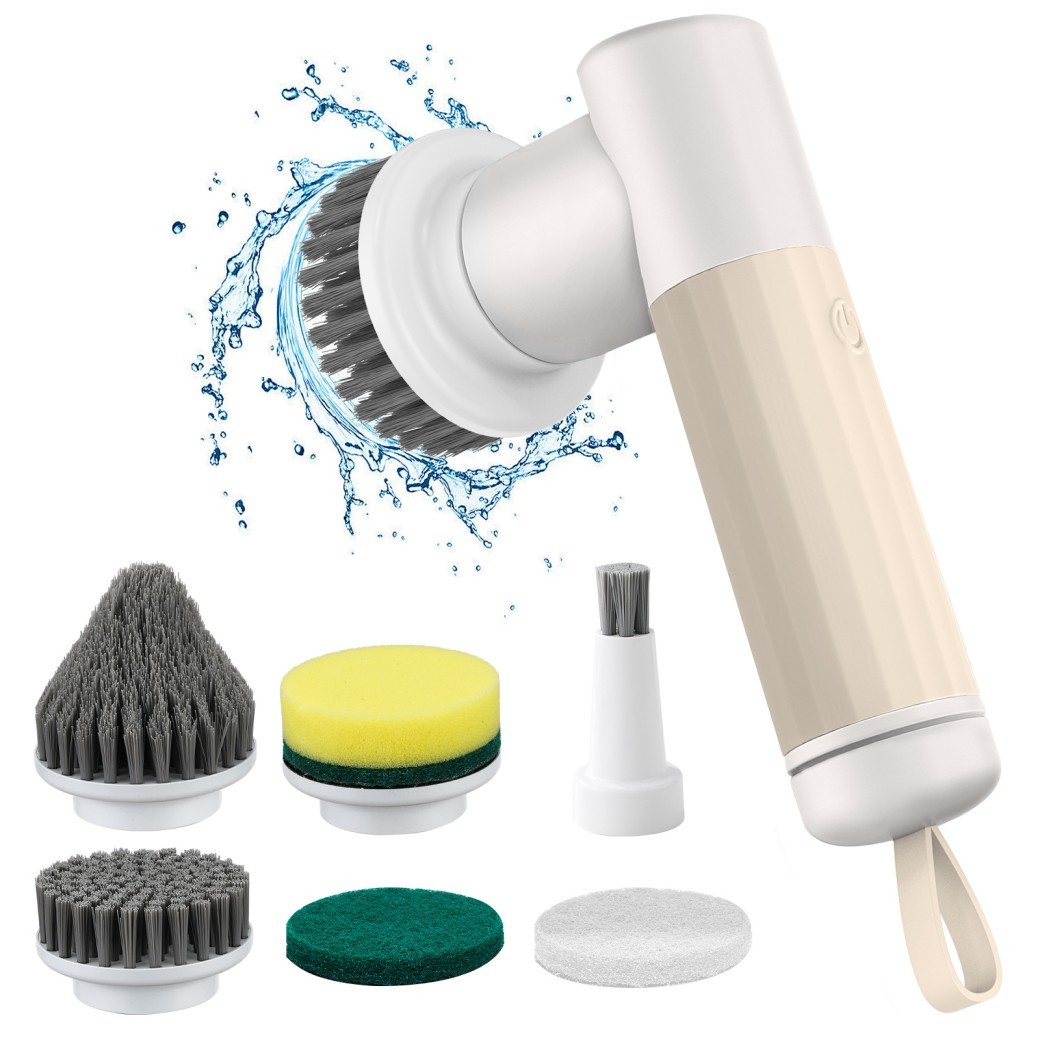 Cepillo de limpieza eléctrico silencioso de alto torque para baño y cocina