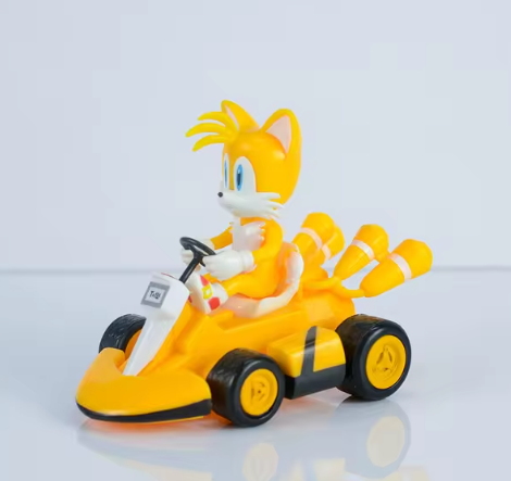 Figuras de acción de Sonic the Hedgehog, coche de retroceso, Shadow Tails, Rouge the Bat, juguetes de anime, muñecas, regalos para niños