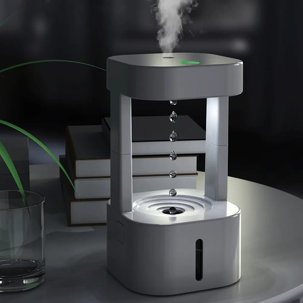 Humidificador creativo antigravedad con forma de gota de agua