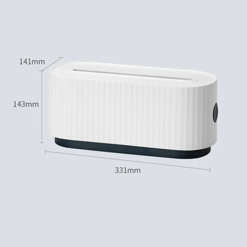 Caja de almacenamiento de cables con caja para regletas de enchufes